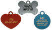 Custom durable plastic identification tags available in several colors