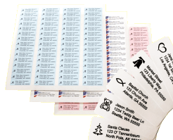 Product Sheets of Return Address Labels