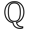 Letter Q Monogram