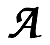 Letter A Monogram