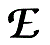Letter E Monogram